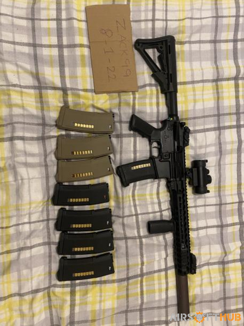 upgraded kwa m4 - Used airsoft equipment