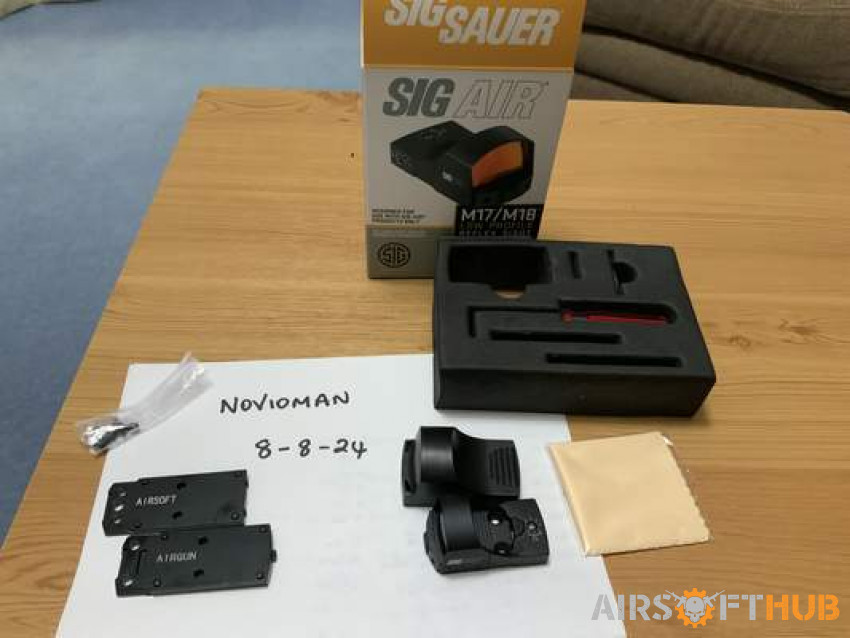 Sig Red Dot Sight - Used airsoft equipment