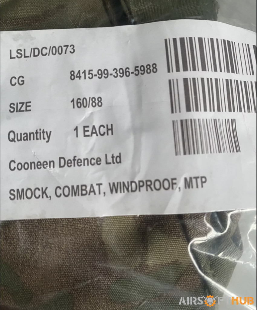 British Army MTP Combat Smock - Used airsoft equipment