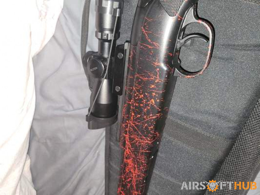 SSG 69 "bloody marble" ASG - Used airsoft equipment