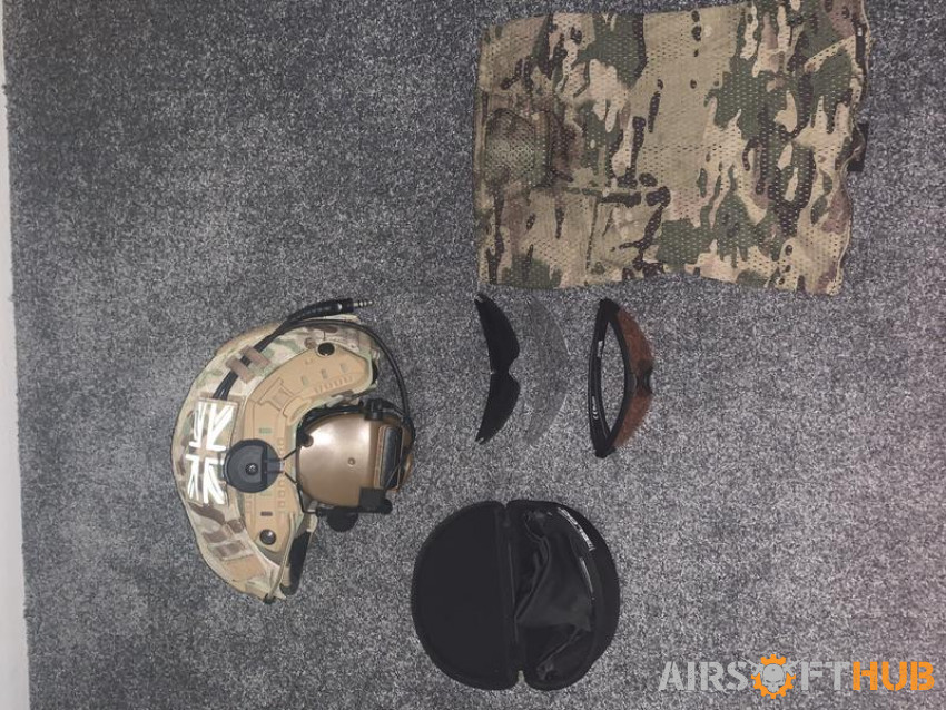 Tactical helmet setup - Used airsoft equipment