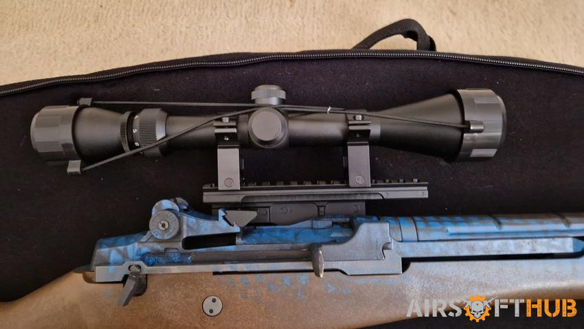 WE Airsoft M14 GBB with Kit - Used airsoft equipment