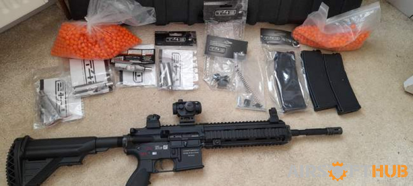 T4e Hk416 paintball,rubberball - Used airsoft equipment