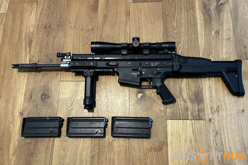 WE SCAR-H DMR - Used airsoft equipment