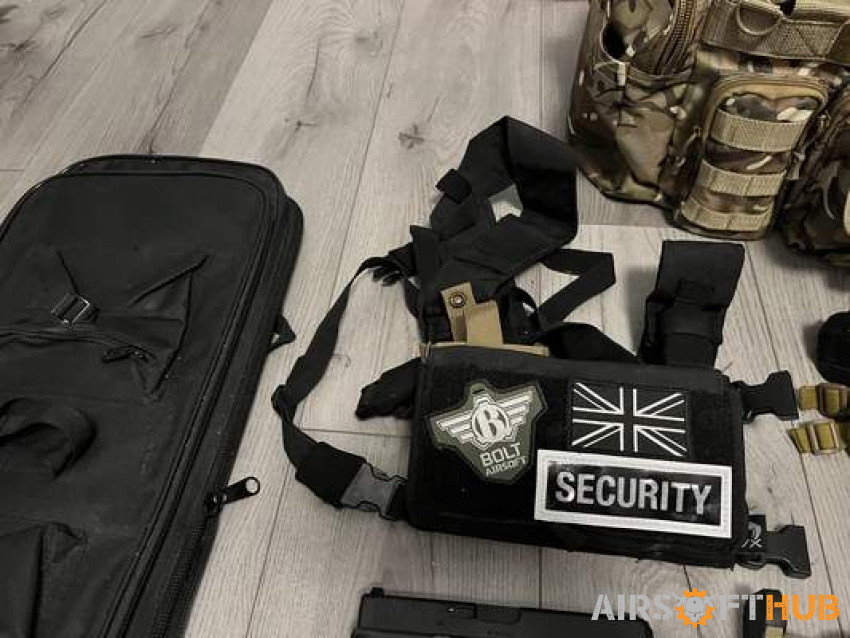 Airsoft kit - Full set up - Used airsoft equipment