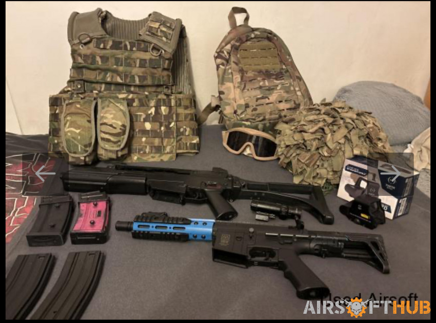 Airsoft kit - Used airsoft equipment