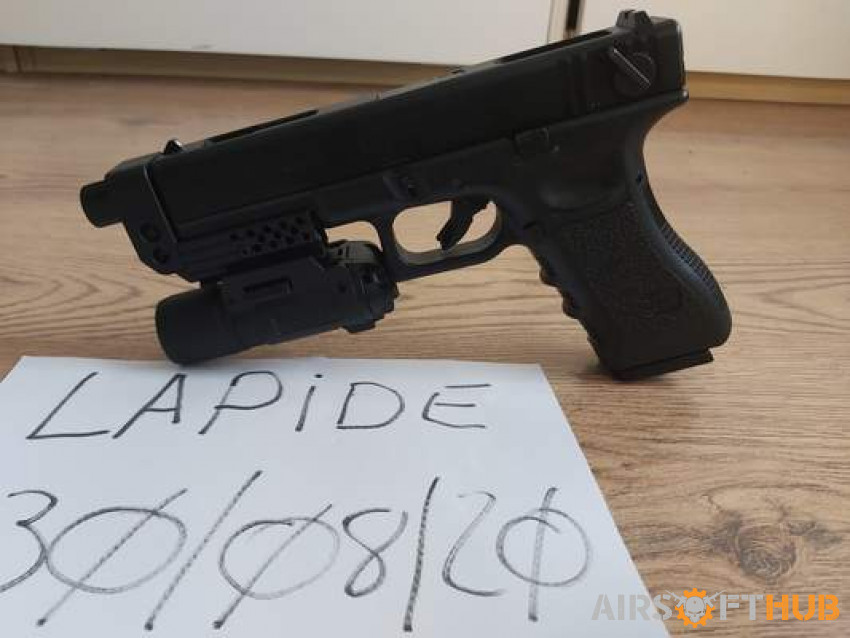 Upgraded Tokyo Marui Glock 18C - Used airsoft equipment