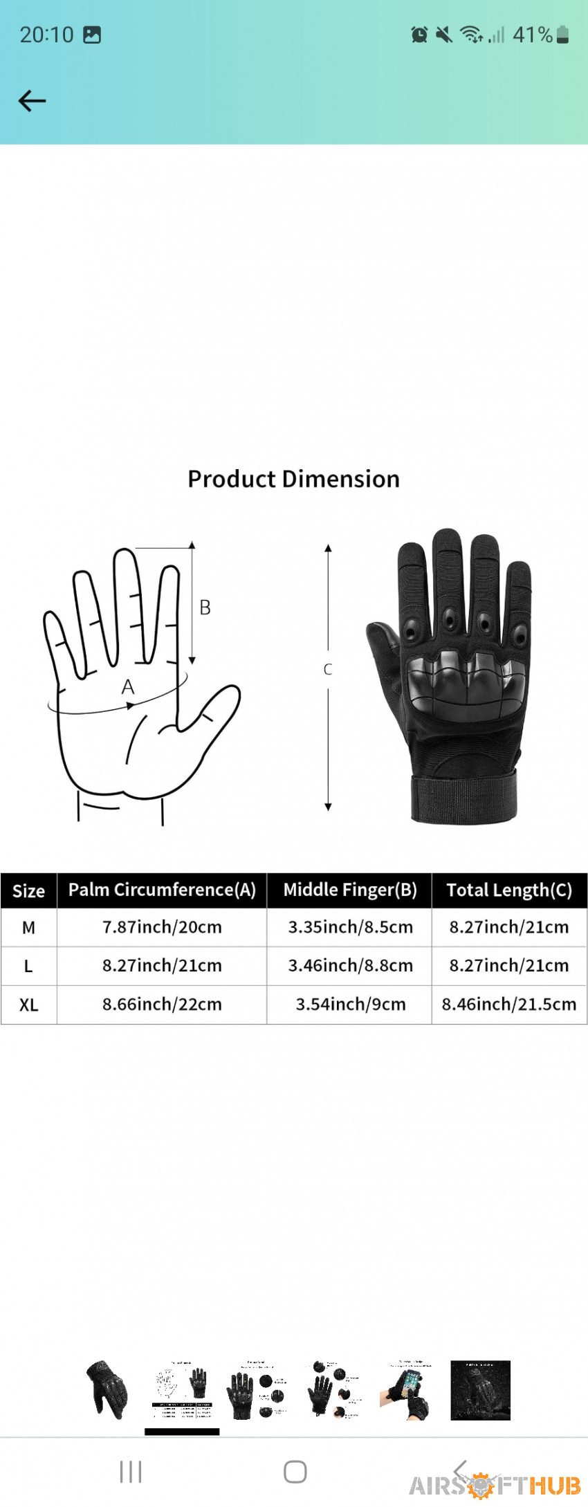 Tactical gloves - Used airsoft equipment