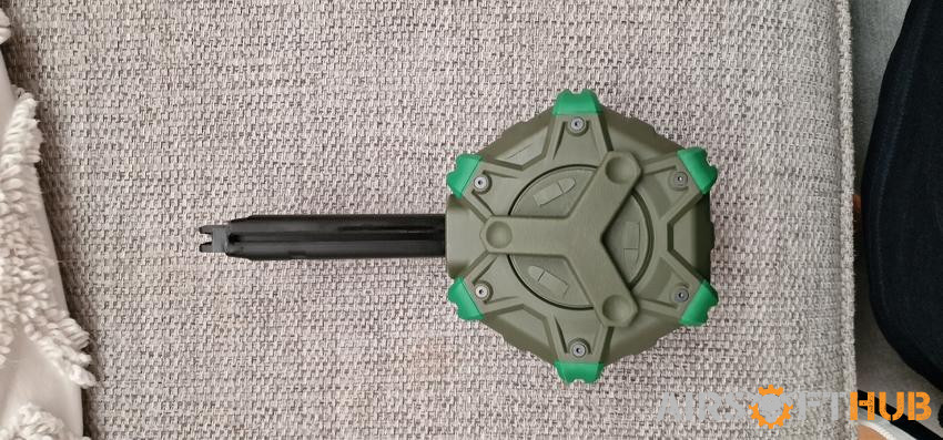 WE G18 GAS DRUM MAG - Used airsoft equipment