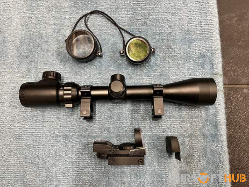 Sniper Scope & Red Dot Scope - Used airsoft equipment