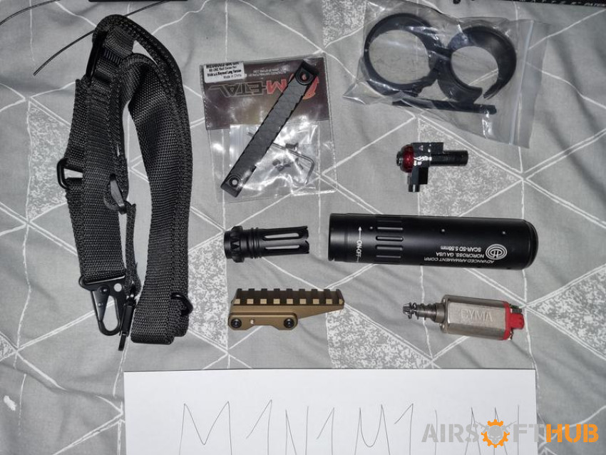 Assortment of accessories - Used airsoft equipment