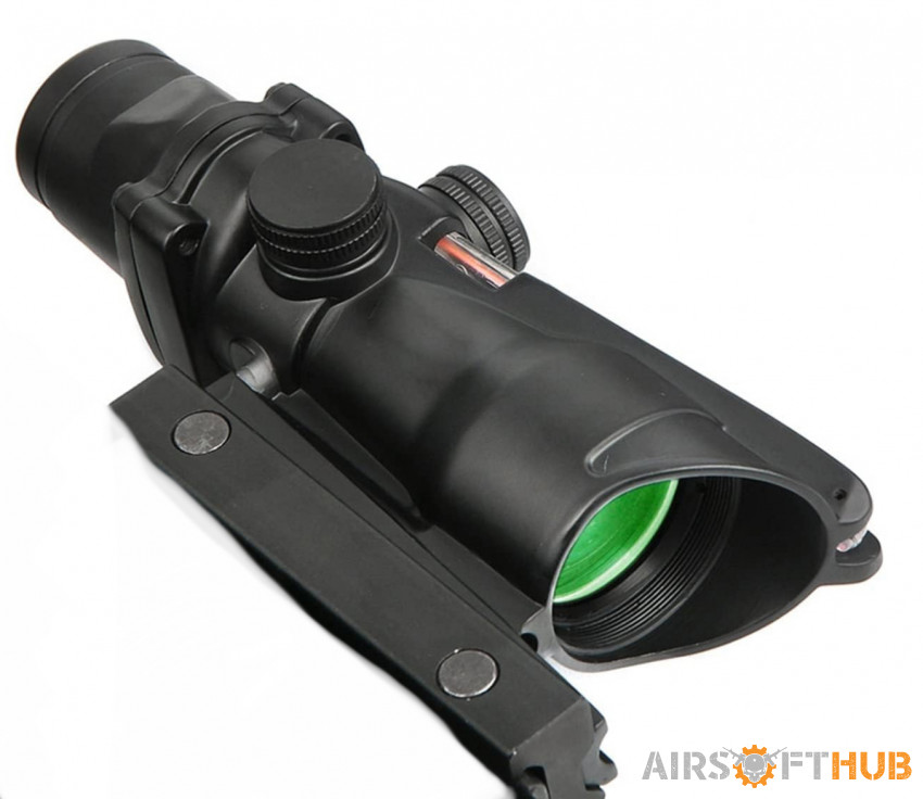 Scope 4x32mm ACOG Red Dot - Used airsoft equipment