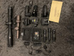 Bunch of optics and torches - Used airsoft equipment