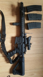 *BUNDLE* AR + Sniper w/ scope - Used airsoft equipment