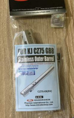 CZ 75 alloy outer barrel - Used airsoft equipment