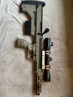 SRS Silver Black sniper riffle - Used airsoft equipment