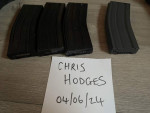 3x Nuprol magazines & 1x G&g - Used airsoft equipment