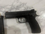 CZ 75 shadow pistol with 3 mag - Used airsoft equipment