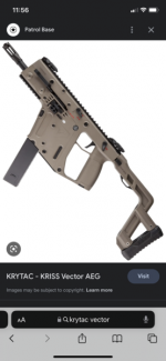 Krytac vector - Used airsoft equipment