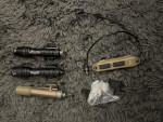 Real steel torches and switchs - Used airsoft equipment