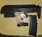 Parts, mws mags, torch, mp7 ki - Used airsoft equipment