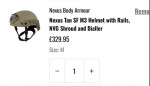 Bullet proof helmet - Used airsoft equipment