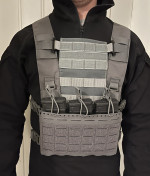 Grey Chest Rig - Used airsoft equipment