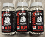 3x Bottles of 2000 0.3g BBs - Used airsoft equipment