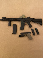 GE M4 GBBR and WE G17 GBB - Used airsoft equipment