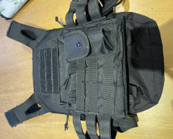 Black plate carrier - Used airsoft equipment