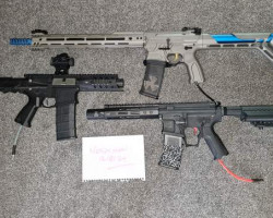 Various hpa rifs - Used airsoft equipment