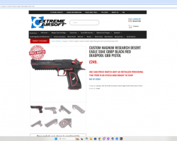 deadpool Desert eagle cybergun - Used airsoft equipment