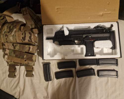 Well aeg mp7 with hip Holster - Used airsoft equipment