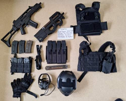 HUGE Black Loadout Bundle - Used airsoft equipment