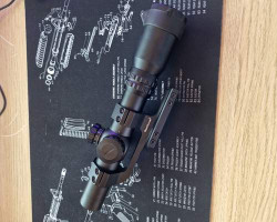 AIM-O 1-4x24 Scope + Mounts - Used airsoft equipment