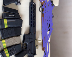 Ar and glock pistol - Used airsoft equipment