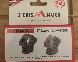 Sportsmatch LTO30 Scope Mounts - Used airsoft equipment