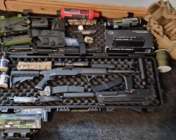 Selection of Airsoft items - Used airsoft equipment