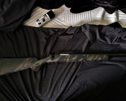 Wrapped sniper rifle,3 mags - Used airsoft equipment