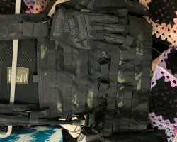 Multicam Black Airsoft Rig - Used airsoft equipment