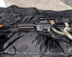 KWA AEG KM4 RIS Airsoft Rifle - Used airsoft equipment