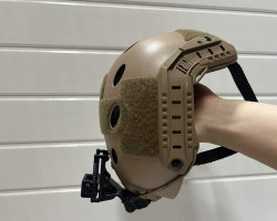 Airsoft FAST Helmet - Tan - Used airsoft equipment