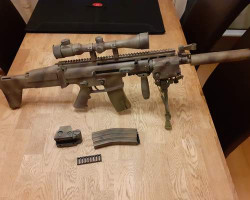 Upgraded we scar gbbr dmr - Used airsoft equipment