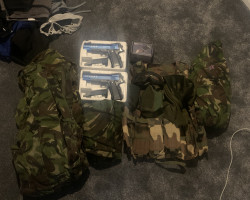 Job lot of gear and guns - Used airsoft equipment