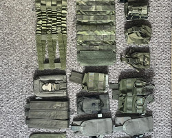 Green/Jungle Multicam Pouches - Used airsoft equipment