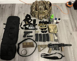 Airsoft kit - Full set up - Used airsoft equipment