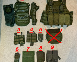 Warrior Assault Gear Job Lot - Used airsoft equipment