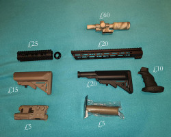 Parts & Scope Job Lot - Used airsoft equipment