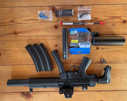 Mp5 Sd6 with misc spare parts - Used airsoft equipment
