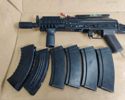 Cyma AK74SU - Mags + Battery - Used airsoft equipment